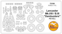 Lancaster Mk.I/III / B.III "Dambusters" (REVELL) + wheels masks