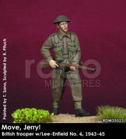 Move, Jerry! British trooper w/Lee-Enfield No. 4, 1943-45
