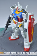 Etching Parts with Decals for EG RX-78-2 Gundam - Image 1