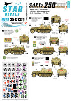 SdKfz 250 neu # 1. West-front markings. 2.Pz-Div, 1.SS-LAH, 9.SS-Hohenstaufen, 10.SS-Frundsberg. - Image 1