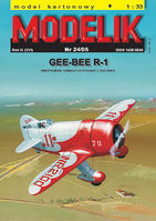 GEE-BEE R-1 AMERICAN SPORT-PLANE FROM 1932