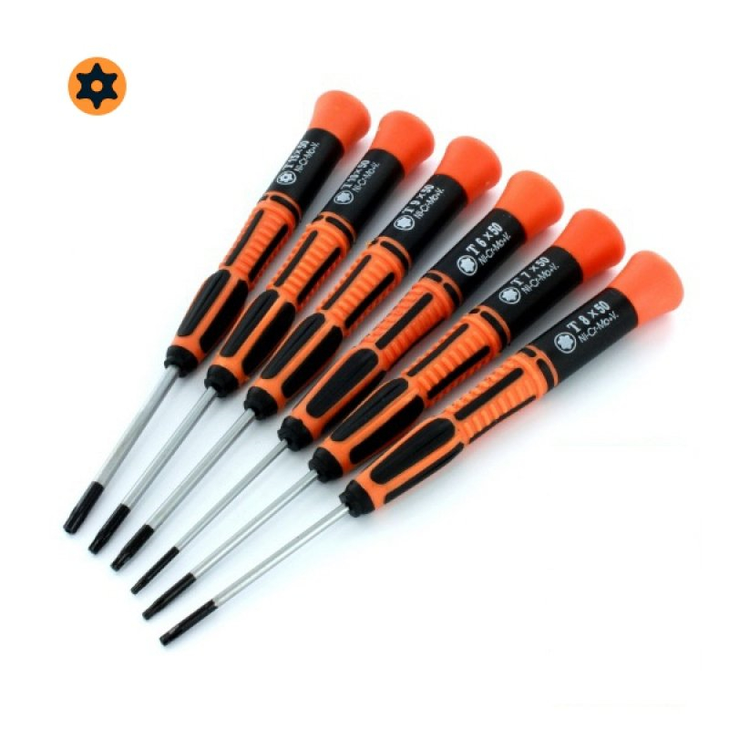 Torx Screwdrivers Set 6 pcs